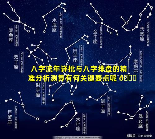 八字流年详批与八字排盘的精准分析测算有何关键要点呢 🐘
